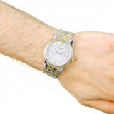  Shop Authentic Tissot T Classic Bridgeport Silver Dial Two Tone Mesh Bracelet Watch For Men - T097.410.22.038.00 - Luxxuri
