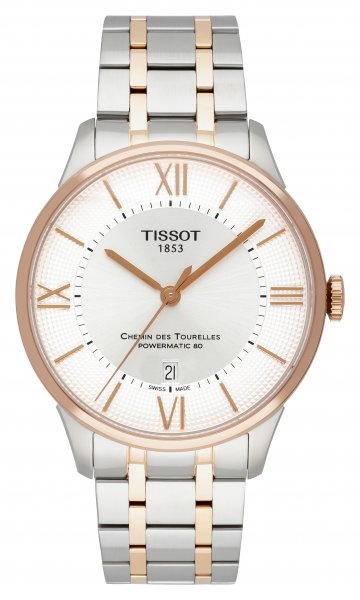  Shop Authentic Tissot Chemin des Tourelles Powermatic 80 Silver Dial Two Tone Steel Strap Watch for Men - T099.407.22.038.02 - Luxxuri