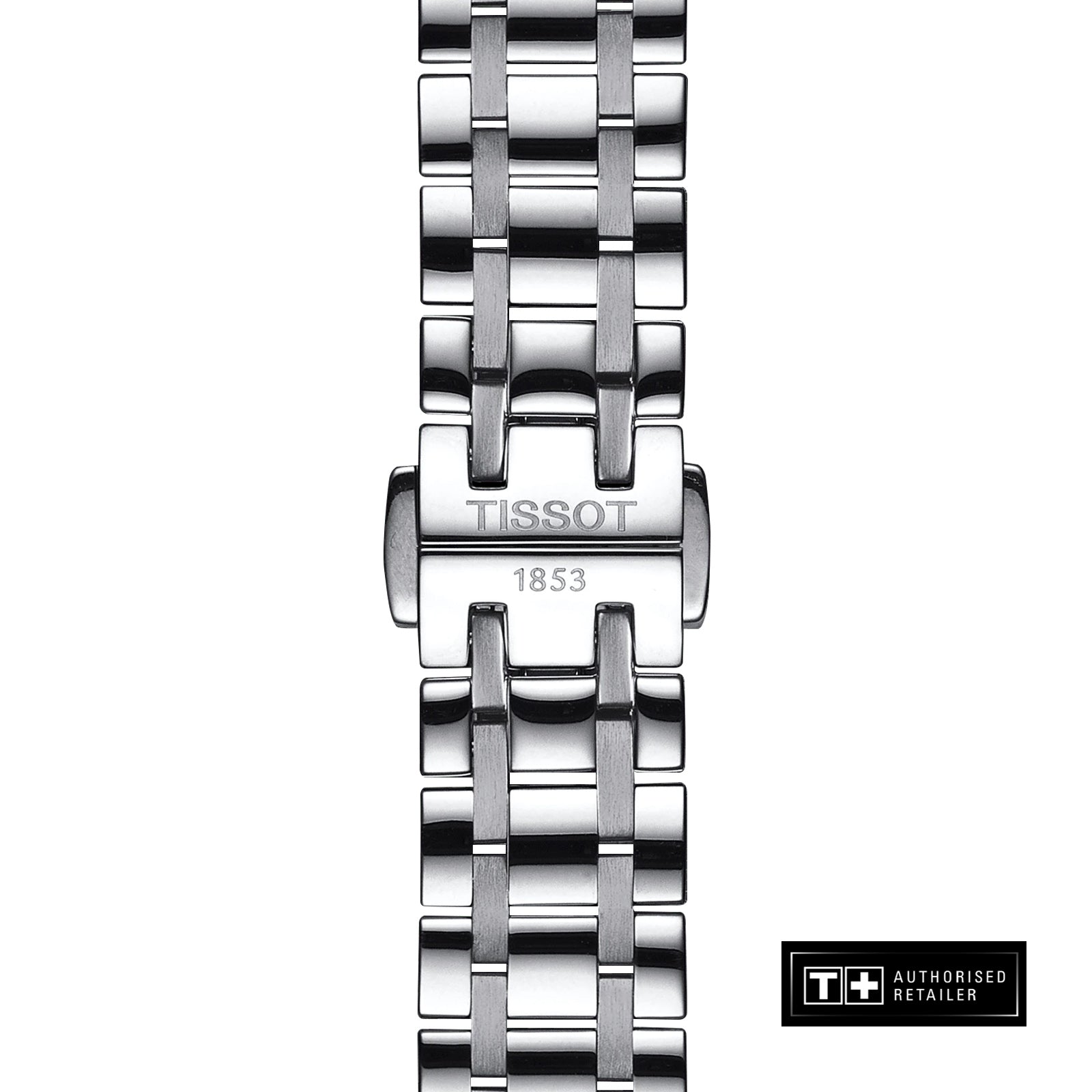  Shop Authentic Tissot Chemin Des Tourelles Powermatic 80 Rubies Mother of Pearl Dial Silver Steel Strap Watch For Women - T099.207.11.113.00 - Luxxuri