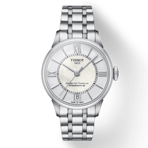  Shop Authentic Tissot Chemin Des Tourelles Powermatic 80 Lady Silver Dial Silver Steel Strap Watch For Women - T099.207.11.118.00 - Luxxuri