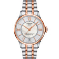 Tissot Chemin Des Tourelles Powermatic 80 Lady Silver Dial Two Tone Steel Strap Watch For Women - T099.207.22.118.02