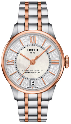  Shop Authentic Tissot Chemin des Tourelles Powermatic 80 Silver Dial Two Tone Steel Strap Watch for Men - T099.407.22.038.02 - Luxxuri