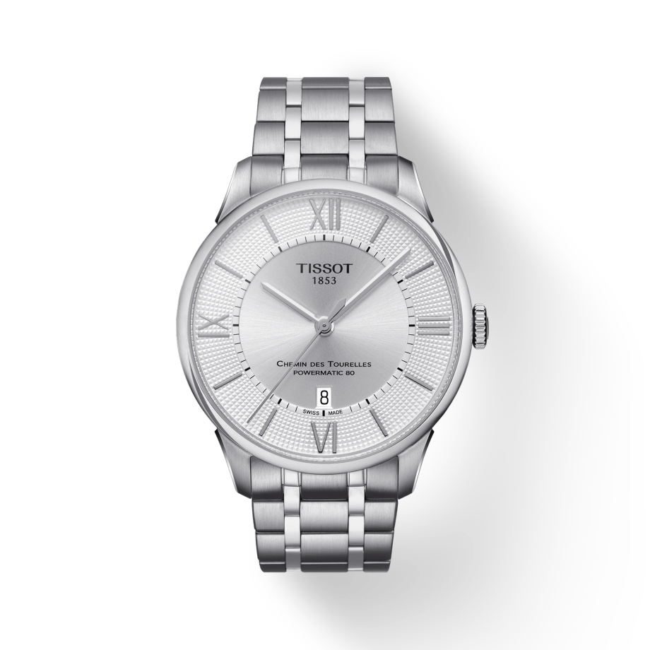  Shop Authentic Tissot Chemin Des Tourelles Powermatic 80 Silver Dial Silver Steel Strap Watch For Men - T099.407.11.038.00 - Luxxuri