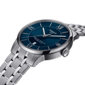 Tissot Chemin Des Tourelles Powermatic 80 Lady Blue Dial Silver Steel Strap Watch For Women - T099.207.11.048.00