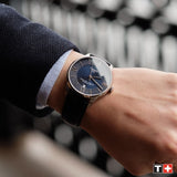  Shop Authentic Tissot Chemin Des Tourelles Powermatic 80 Blue Dial Blue Leather Strap Watch for Men - T099.407.16.048.00 - Luxxuri