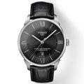  Shop Authentic Tissot Chemin Des Tourelles Powermatic 80 Black Dial Black Leather Strap Watch For Men - T099.407.16.058.00 - Luxxuri