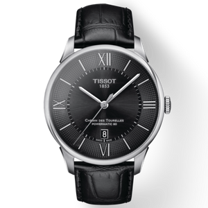  Shop Authentic Tissot Chemin Des Tourelles Powermatic 80 Black Dial Black Leather Strap Watch For Men - T099.407.16.058.00 - Luxxuri