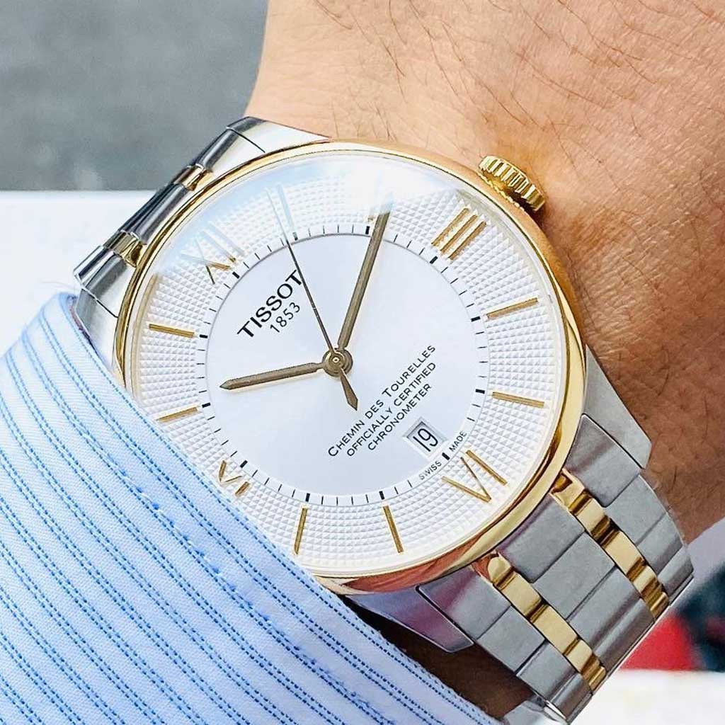  Shop Authentic Tissot Chemin Des Tourelles Powermatic 80 Silver Dial Two Tone Steel Strap Watch For Men - T099.407.22.038.00 - Luxxuri