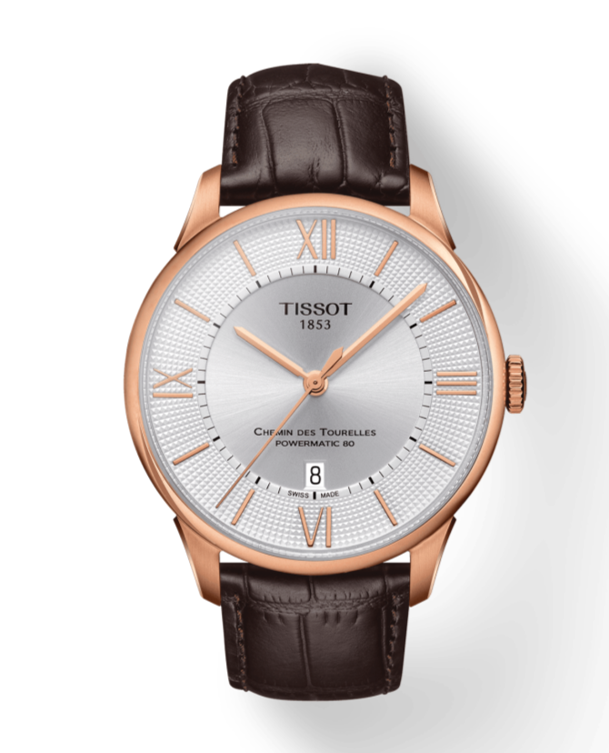  Shop Authentic Tissot Chemin Des Tourelles Powermatic 80 Silver Dial Brown Leather Strap Watch For Men - T099.407.36.038.00 - Luxxuri