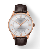  Shop Authentic Tissot Chemin Des Tourelles Powermatic 80 Silver Dial Brown Leather Strap Watch For Men - T099.407.36.038.00 - Luxxuri