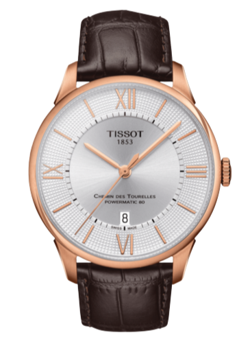  Shop Authentic Tissot Chemin Des Tourelles Powermatic 80 Silver Dial Brown Leather Strap Watch For Men - T099.407.36.038.00 - Luxxuri