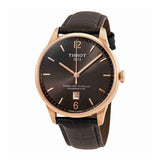  Shop Authentic Tissot Chemin Des Tourelles Powermatic 80 Lady Brown Dial Brown Leather Strap Watch For Women - T099.207.36.447.00 - Luxxuri