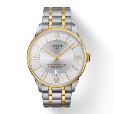  Shop Authentic Tissot Chemin Des Tourelles Powermatic 80 Cosc Silver Dial Two Tone Steel Strap Watch For Men - T099.408.22.038.00 - Luxxuri