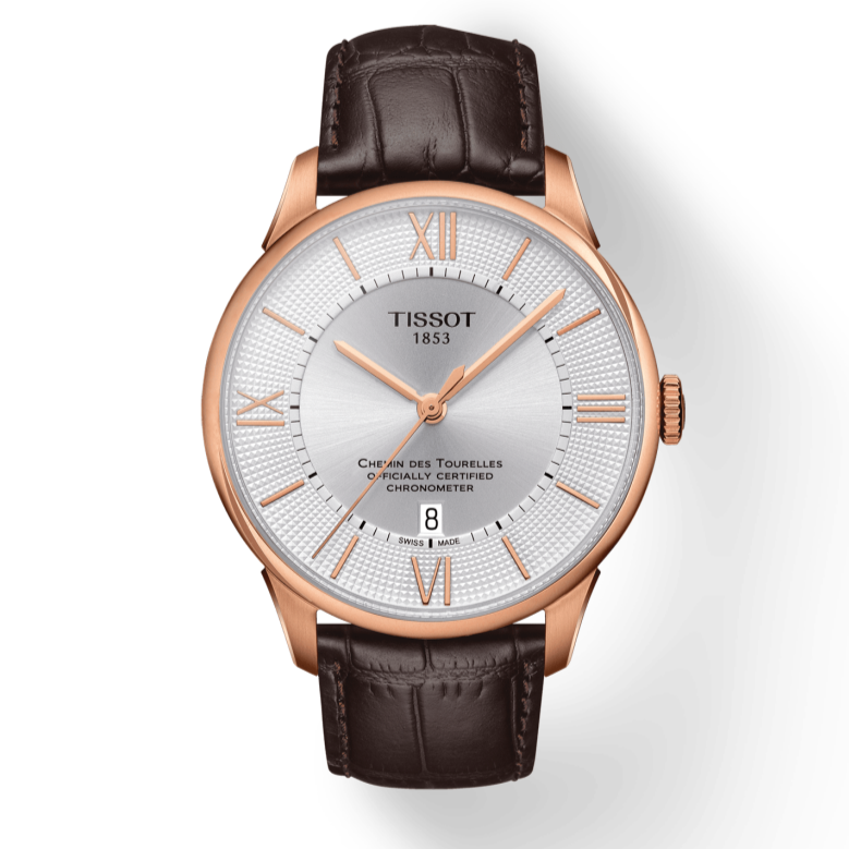  Shop Authentic Tissot Chemin Des Tourelles Powermatic 80 Cosc Silver Dial Brown Leather Strap Watch For Men - T099.408.36.038.00 - Luxxuri