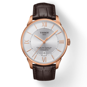  Shop Authentic Tissot Chemin Des Tourelles Powermatic 80 Cosc Silver Dial Brown Leather Strap Watch For Men - T099.408.36.038.00 - Luxxuri