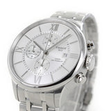  Shop Authentic Tissot Chemin des Tourelles Automatic Chronograph White Dial Silver Steel Strap Watch for Men - T099.427.11.038.00 - Luxxuri