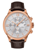  Shop Authentic Tissot Des Tourelles Chronograph Silver Dial Brown Leather Strap Watch For Men - T099.427.36.038.00 - Luxxuri