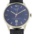  Shop Authentic Tissot Chemin Des Tourelles Powermatic 80 Blue Dial Blue Leather Strap Watch for Men - T099.407.16.047.00 - Luxxuri