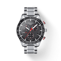 Tissot T Sport PRS 516 Chronograph Black Dial Silver Steel Strap Watch For Men - T100.417.11.051.01