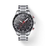  Shop Authentic Tissot T Sport PRS 516 Chronograph Black Dial Silver Steel Strap Watch For Men - T100.417.11.051.01 - Luxxuri