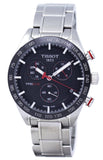  Shop Authentic Tissot T Sport PRS 516 Chronograph Black Dial Silver Steel Strap Watch For Men - T100.417.11.051.01 - Luxxuri