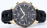  Shop Authentic Tissot PRS 516 Chronograph Black Dial Black Leather Strap Watch For Men - T100.417.36.051.00 - Luxxuri