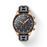  Shop Authentic Tissot PRS 516 Chronograph Black Dial Black Leather Strap Watch For Men - T100.417.36.051.00 - Luxxuri