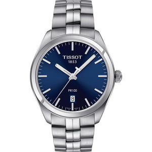  Shop Authentic Tissot PR 100 Sport Chic 39mm Blue Dial Watch For Men - T101.410.11.041.00 - Luxxuri