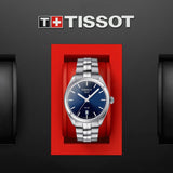  Shop Authentic Tissot PR 100 Sport Chic 39mm Blue Dial Watch For Men - T101.410.11.041.00 - Luxxuri