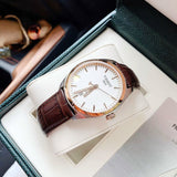  Shop Authentic Tissot T Classic PR 100 Quartz White Dial Brown Leather Strap Watch for Men - T101.410.26.031.00 - Luxxuri