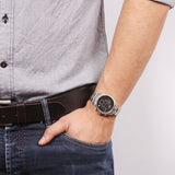  Shop Authentic Tissot T Classic PR 100 Chronograph Black Dial Silver Steel Strap Watch for Men - T101.417.11.051.00 - Luxxuri