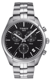  Shop Authentic Tissot T Classic PR 100 Chronograph Black Dial Silver Steel Strap Watch for Men - T101.417.11.051.00 - Luxxuri