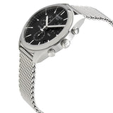  Shop Authentic Tissot PR 100 Chronograph Black Dial Silver Mesh Bracelet Watch For Men - T101.417.11.051.01 - Luxxuri