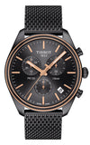  Shop Authentic Tissot T Classic PR 100 Chronograph Anthracite Black Dial Black Mesh Bracelet Watch For Men - T101.417.23.061.00 - Luxxuri