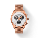  Shop Authentic Tissot T Classic PR 100 Chronograph Silver Dial Rose Gold Mesh Bracelet Watch For Men - T101.417.33.031.01 - Luxxuri