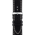 Tissot PR 100 Sport Quartz Chronograph Black Dial Black Leather Strap Watch For Men - T101.617.16.051.00