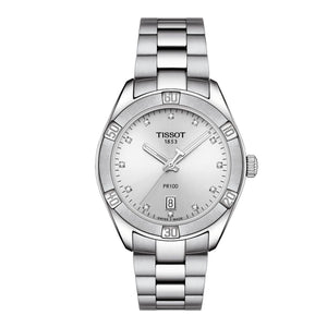  Shop Authentic Tissot T Classic PR 100 Sport Chic Lady Watch For Women - T101.910.11.036.00 - Luxxuri