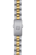 Tissot T Classic PR 100 Sport Chic White Dial Two Tone Steel Strap Watch For Women - T101.210.22.031.00
