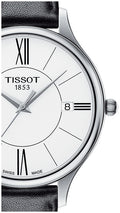  Shop Authentic Tissot Bella Ora Round White Dial Black Leather Strap Watch For Women - T103.210.16.018.00 - Luxxuri