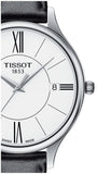  Shop Authentic Tissot Bella Ora Round White Dial Black Leather Strap Watch For Women - T103.210.16.018.00 - Luxxuri