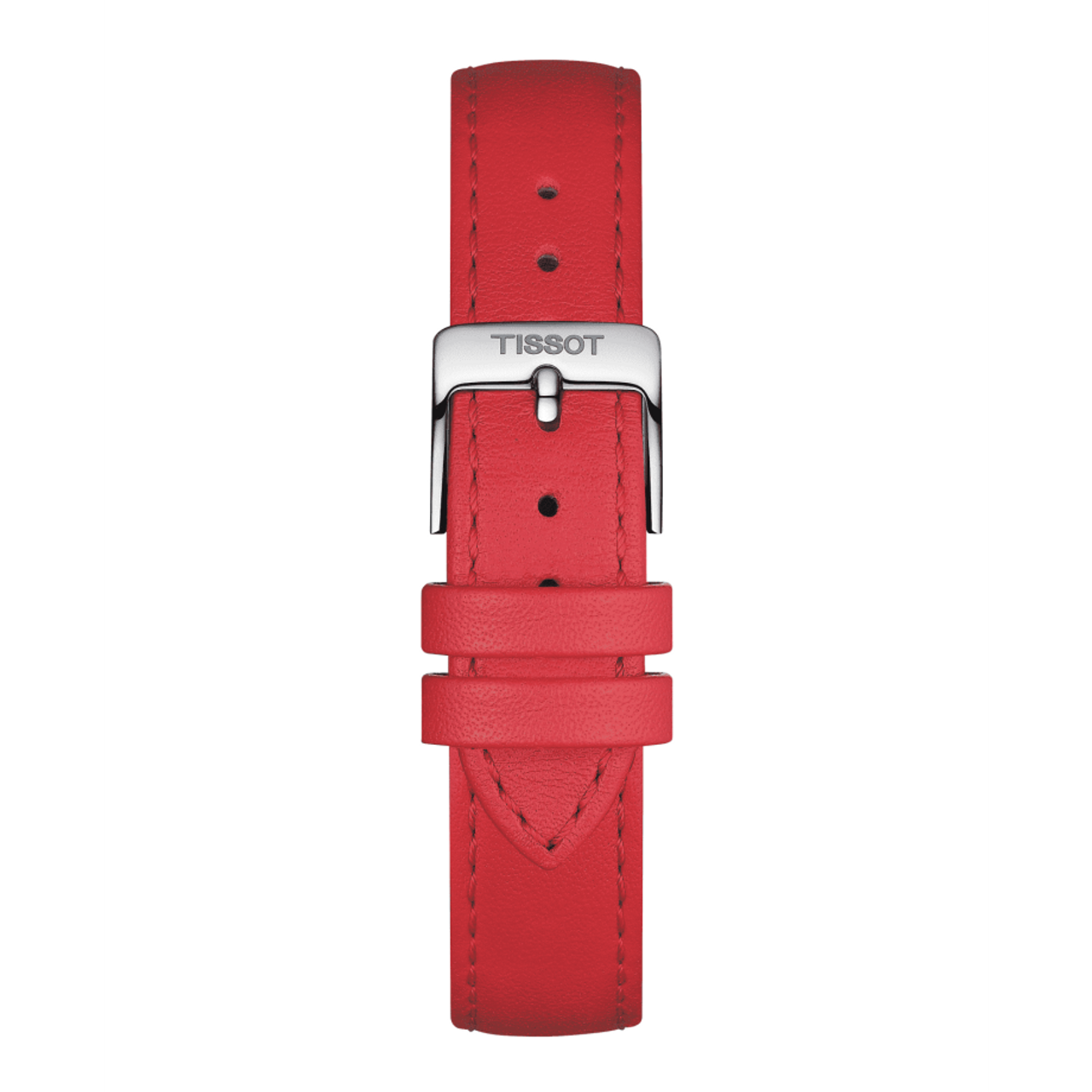 Tissot Bella Ora Round White Dial Black Leather Strap Watch For Women - T103.210.16.018.00