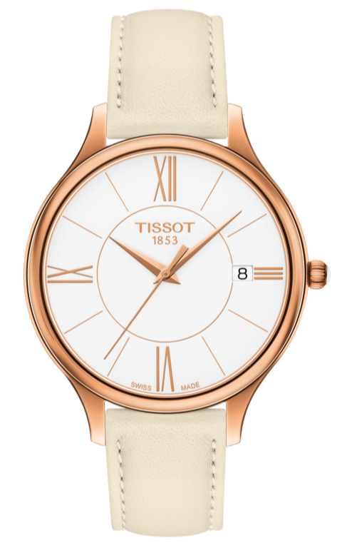  Shop Authentic Tissot T Lady Bella Ora Round White Dial Beige Leather Strap Watch For Women - T103.210.36.018.00 - Luxxuri