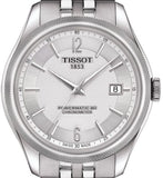  Shop Authentic Tissot Ballade Powermatic 80 Cosc Silver Dial Silver Steel Strap Watch For Men - T108.408.11.037.00 - Luxxuri