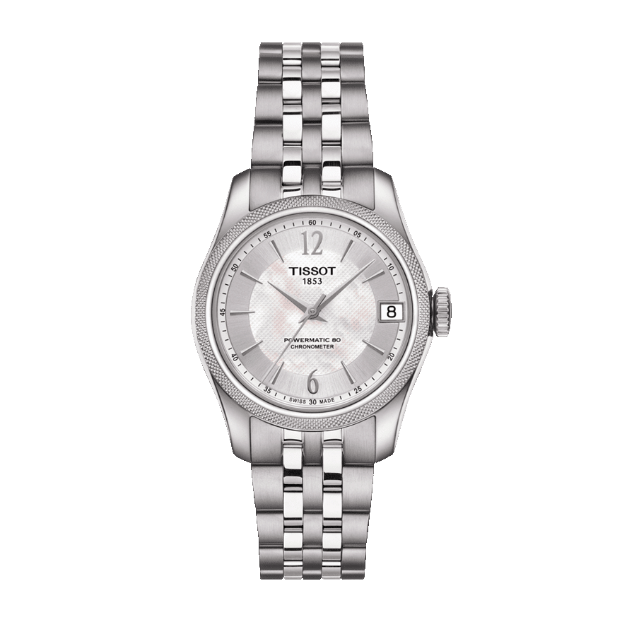  Shop Authentic Tissot Ballade Powermatic 80 Automatic Mother of Pearl Dial Silver Steel Strap Watch For Women - T108.208.11.117.00 - Luxxuri