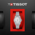  Shop Authentic Tissot Ballade Powermatic 80 Automatic Mother of Pearl Dial Silver Steel Strap Watch For Women - T108.208.11.117.00 - Luxxuri