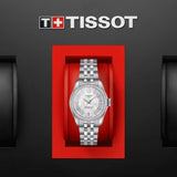  Shop Authentic Tissot Ballade Powermatic 80 Automatic Mother of Pearl Dial Silver Steel Strap Watch For Women - T108.208.11.117.00 - Luxxuri