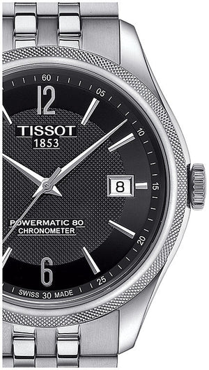  Shop Authentic Tissot Ballade Powermatic 80 Cosc Black Dial Silver Steel Strap Watch For Men - T108.408.11.057.00 - Luxxuri
