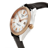  Shop Authentic Tissot T Classic Ballade Powermatic 80 Lady Silver Dial Brown Leather Strap Watch For Women - T108.408.26.037.00 - Luxxuri