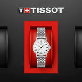  Shop Authentic Tissot T Classic Everytime Small White Dial Silver Mesh Bracelet Watch For Women - T109.210.11.033.00 - Luxxuri