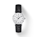  Shop Authentic Tissot Everytime Small White Dial Black Leather Strap Watch For Women - T109.210.16.032.00 - Luxxuri